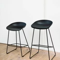 Hay AAS 38 Barhocker Niedrig, Schwarzes Gestell / Schwarz 10 Hay AAS 38 Barhocker Niedrig, Schwarzes Gestell / Schwarz -Cozy Living hay aas 38 barhocker kurz schwarzes gestell 6