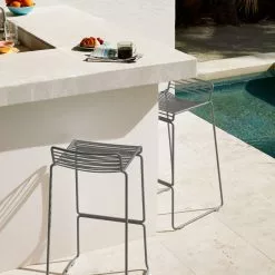 Hay Hee Barhocker Niedrig, Asphalt Grey 6 Hay Hee Barhocker Niedrig, Asphalt Grey -Cozy Living hay hee barhocker niedrig 8