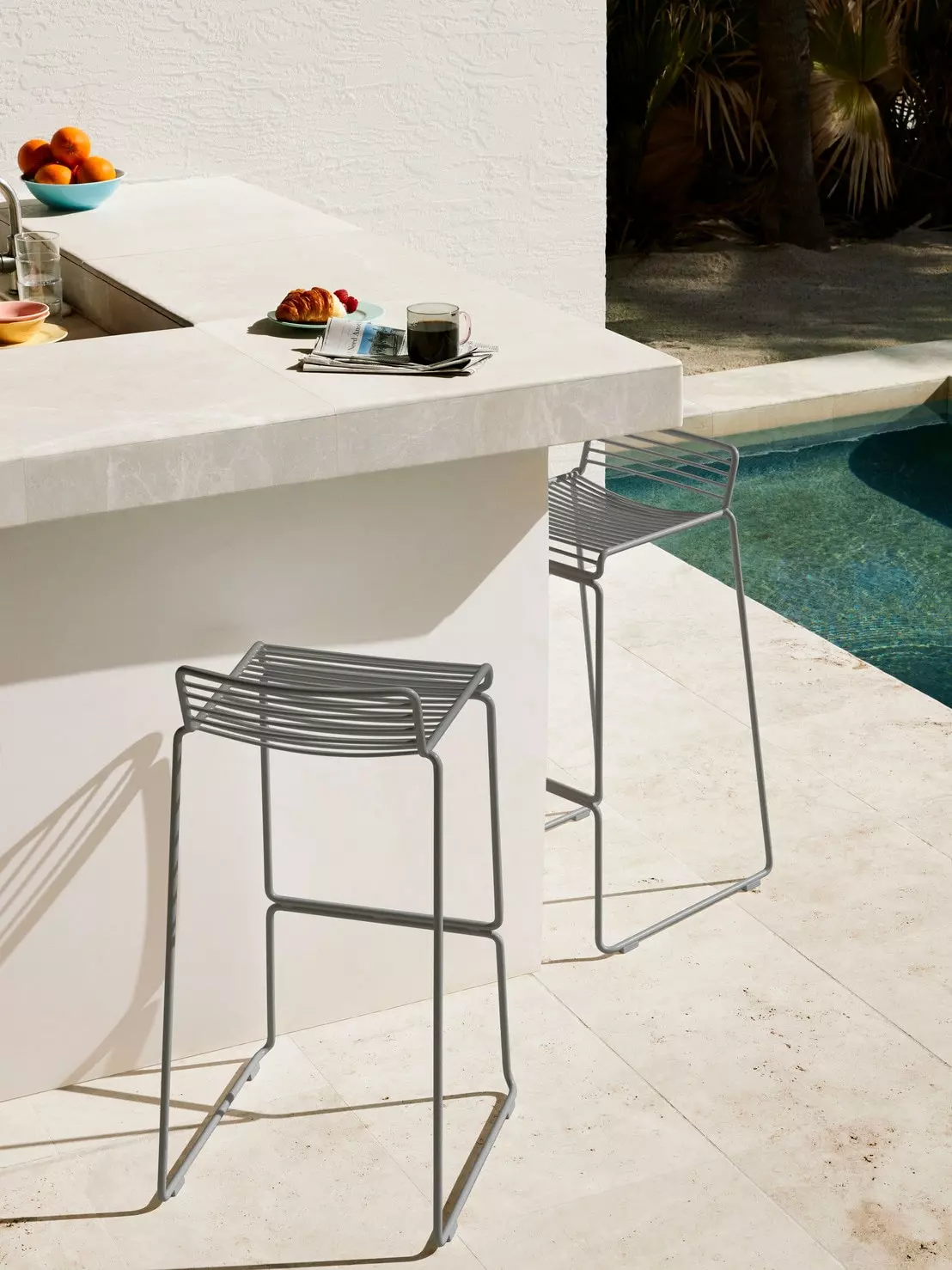 Hay Hee Barhocker Niedrig, Asphalt Grey 3 Hay Hee Barhocker Niedrig, Asphalt Grey – Bild 3