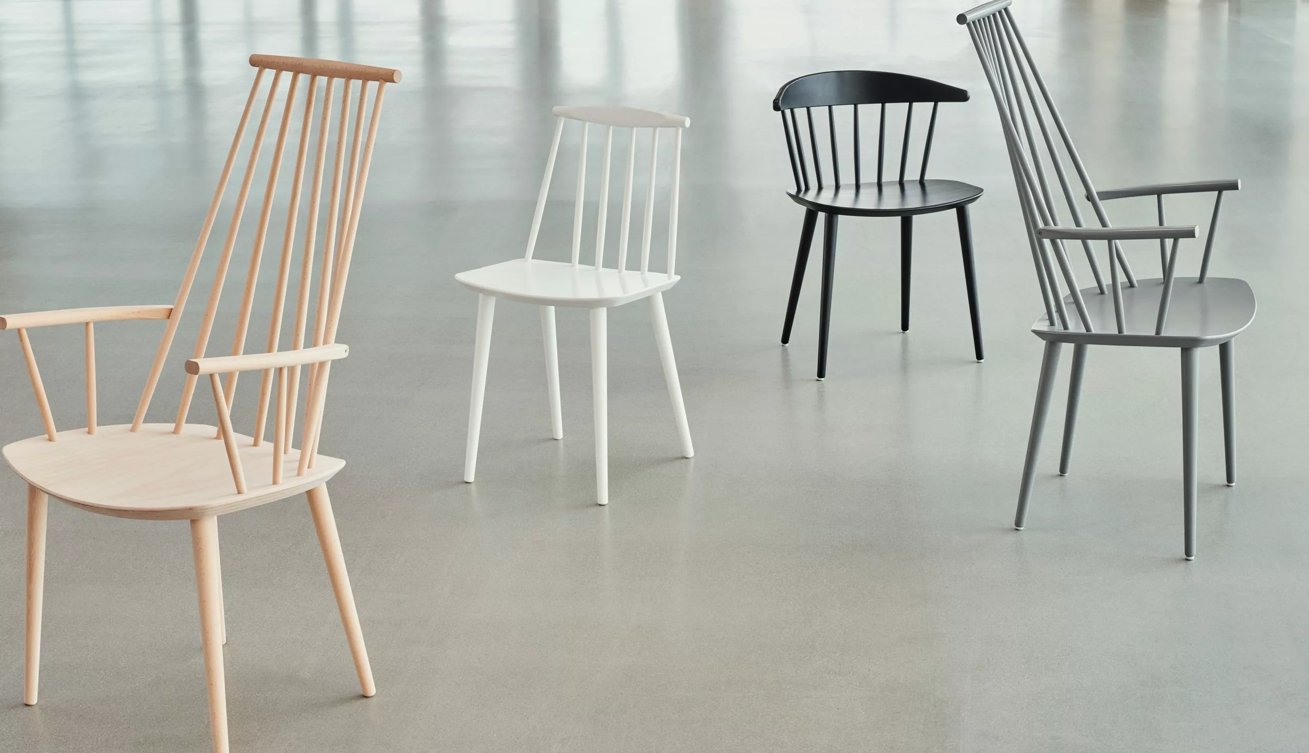 Hay J104 Stuhl Wasserbasierter Lack, Schwarz 3 Hay J104 Stuhl Wasserbasierter Lack, Schwarz – Bild 3