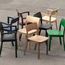 Hay Pastis Stuhl, Walnussfarben 8 Hay Pastis Stuhl, Walnussfarben -Cozy Living hay pastis chair 1 2