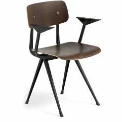 Hay Result Lehnstuhl, Geräucherte Eiche / Schwarz