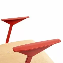 Hay Result Lehnstuhl, Eiche / Tomato Red -Cozy Living hay result armchair bg base smoked wb laq oak seat bck 8