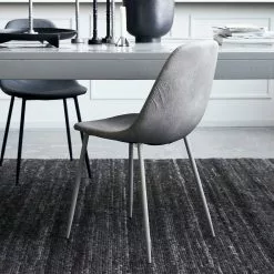 House Doctor Found Chair Stuhl Hergestellt Aus Stahl, Hergestellt Aus Polyurethan Hellgrau -Cozy Living house doctor found stuhl 8