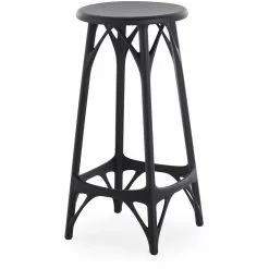 Kartell A.I. Light Barhocker 65 Cm, Schwarz
