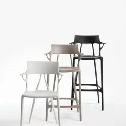 Kartell A.I. Barhocker Recycelt 75 Cm, Schwarz 11 Kartell A.I. Barhocker Recycelt 75 Cm, Schwarz -Cozy Living kartell ai bar stool recycled 18 scaled