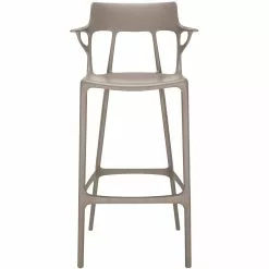 Kartell A.I. Barhocker Recycelt 75 Cm, Grau