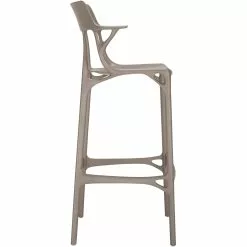Kartell A.I. Barhocker Recycelt 75 Cm, Grau -Cozy Living kartell ai bar stool recycled 5