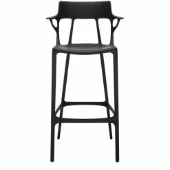 Kartell A.I. Barhocker Recycelt 75 Cm, Schwarz