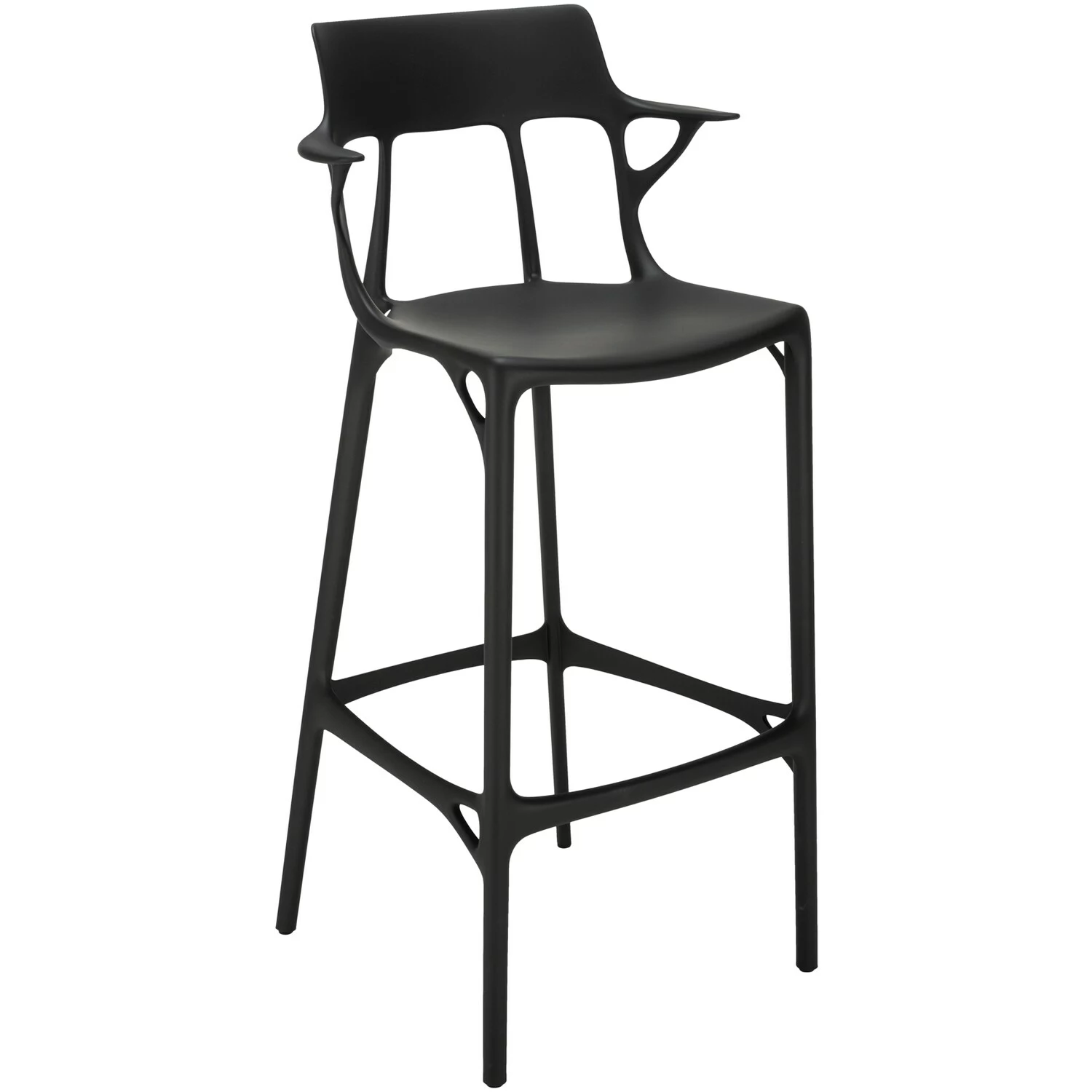 Kartell A.I. Barhocker Recycelt 75 Cm, Schwarz 2 Kartell A.I. Barhocker Recycelt 75 Cm, Schwarz – Bild 2