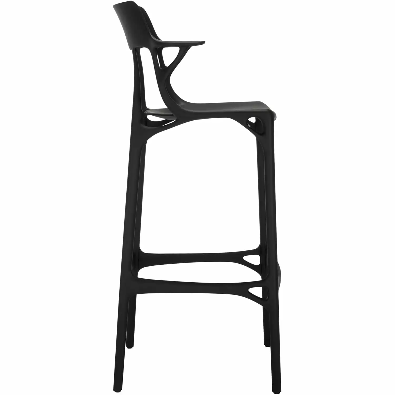 Kartell A.I. Barhocker Recycelt 75 Cm, Schwarz 4 Kartell A.I. Barhocker Recycelt 75 Cm, Schwarz – Bild 4
