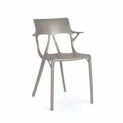 Kartell A.I. Stuhl, Metallic Grey