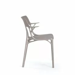 Kartell A.I. Stuhl, Metallic Grey -Cozy Living kartell ai stuhl 12