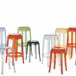 Kartell Charles Ghost Barhocker 65 Cm, Powder Blue -Cozy Living kartell charles ghost barhocker 1 2