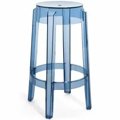 Kartell Charles Ghost Barhocker 65 Cm, Powder Blue