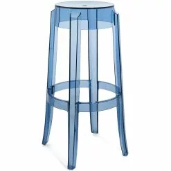 Kartell Charles Ghost Barhocker 75 Cm, Powder Blue
