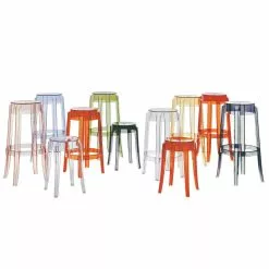 Kartell Charles Ghost-Hocker, Graublau -Cozy Living kartell charles ghost hocker 1 1