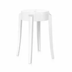 Kartell Charles Ghost Hocker, Weiß