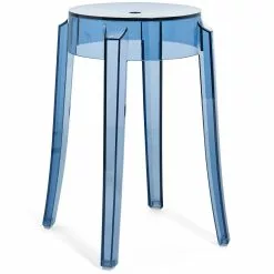 Kartell Charles Ghost-Hocker, Graublau