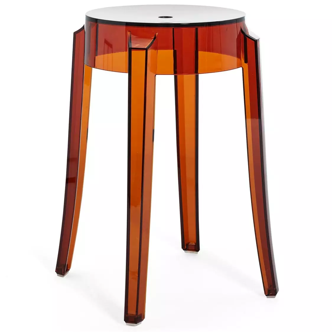 Kartell Charles Ghost-Hocker, Amber 1 Kartell Charles Ghost-Hocker, Amber
