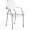 Kartell Louis Ghost Stuhl, Grau