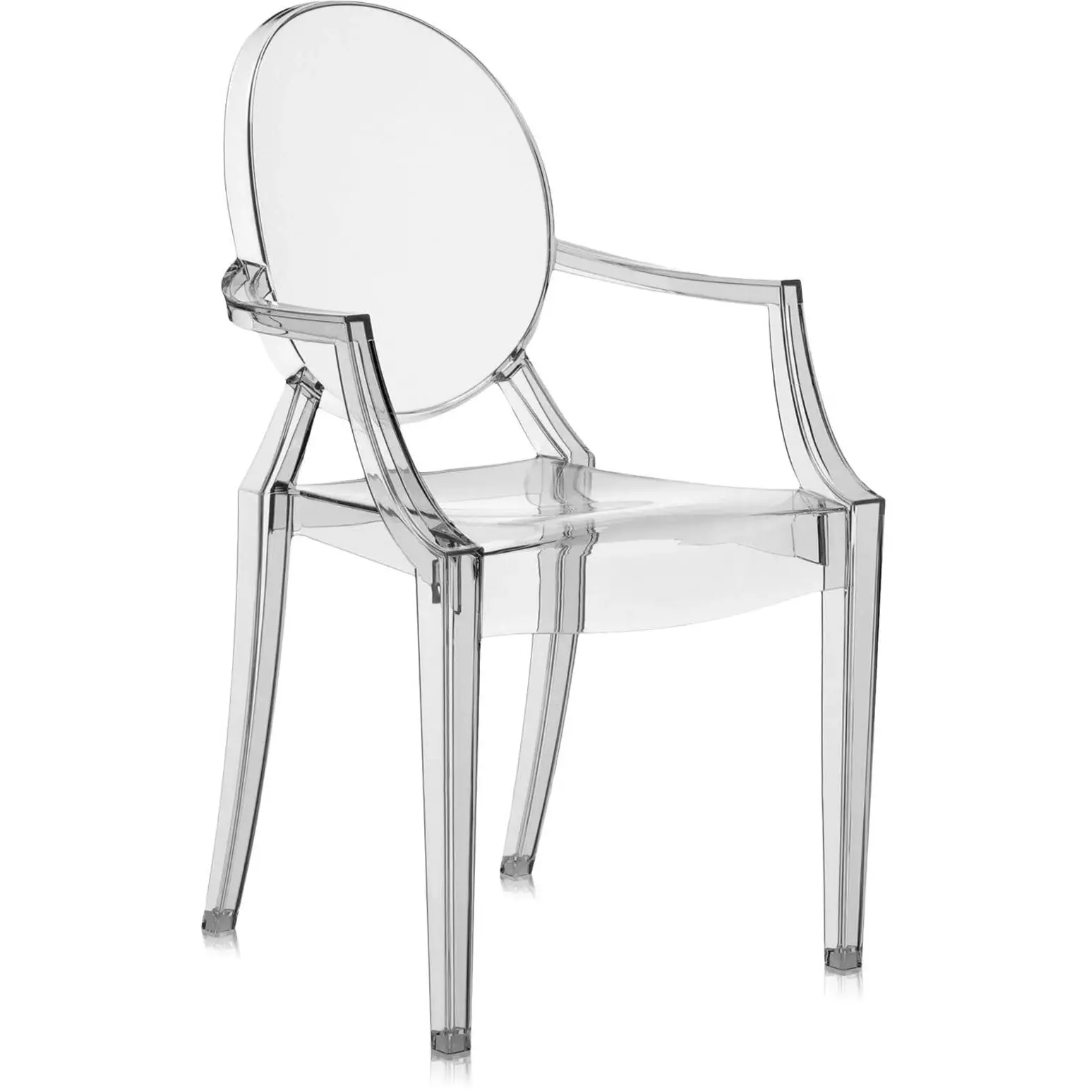 Kartell Louis Ghost Stuhl, Grau 1 Kartell Louis Ghost Stuhl, Grau