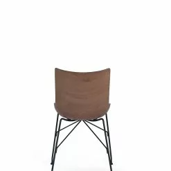 Kartell P/Wood Stuhl, Dunkles Holz / Schwarz -Cozy Living kartell p holz stuhl 11