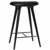 Mater High Stool Hocker 69 Cm, Schwarz Gefärbt Buche