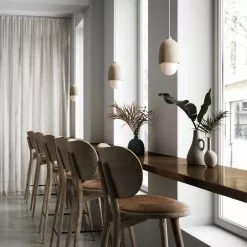 Mater The High Stool Backrest Barstuhl, Matt Lackierte Eiche 6 Mater The High Stool Backrest Barstuhl, Matt Lackierte Eiche -Cozy Living mater the high stool backrest barstuhl 1