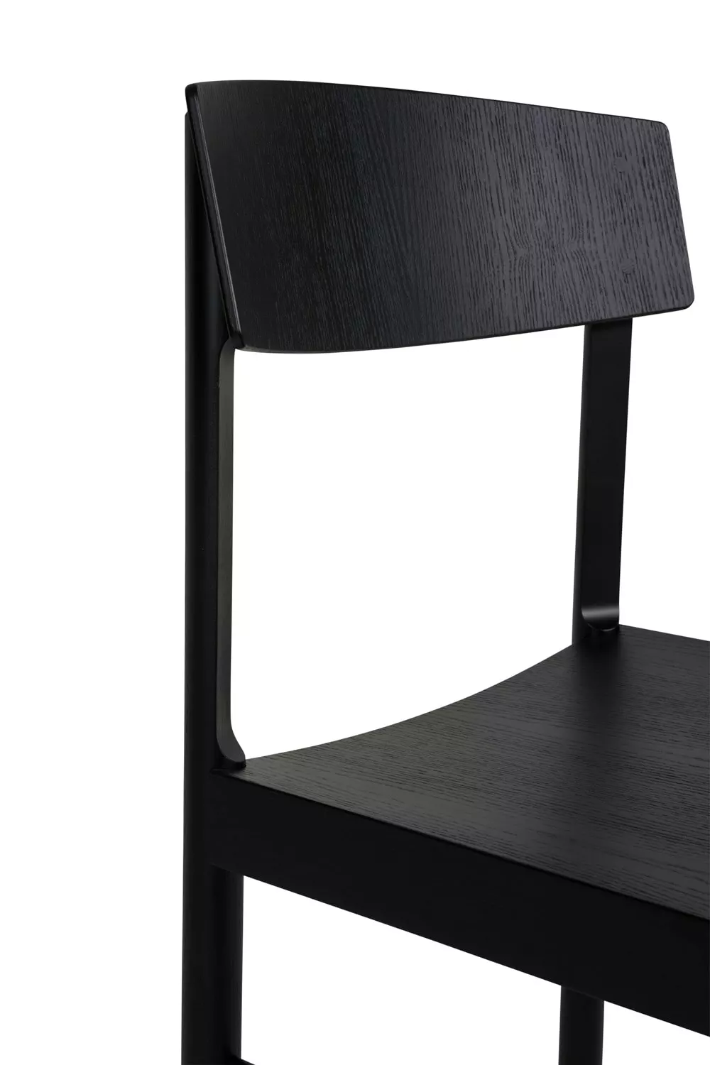 Mavis Rod Stuhl, Schwarzgebeizt Eschefarben 2 Mavis Rod Stuhl, Schwarzgebeizt Eschefarben – Bild 2