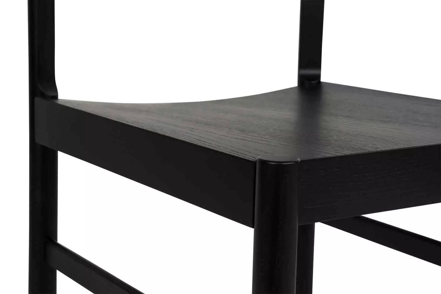 Mavis Rod Stuhl, Schwarzgebeizt Eschefarben 3 Mavis Rod Stuhl, Schwarzgebeizt Eschefarben – Bild 3