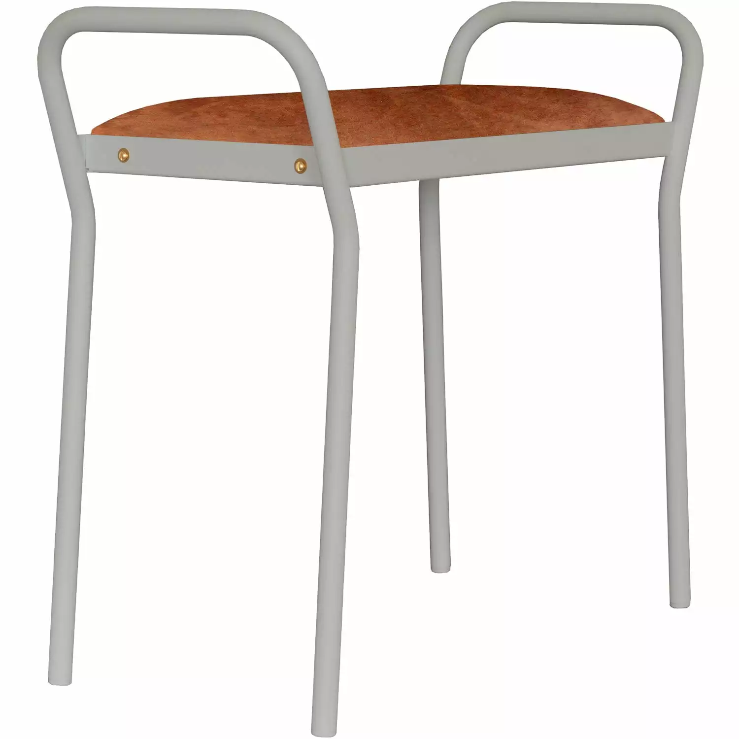 Maze Anyone Hocker, Grau/Rost 2 Maze Anyone Hocker, Grau/Rost – Bild 2