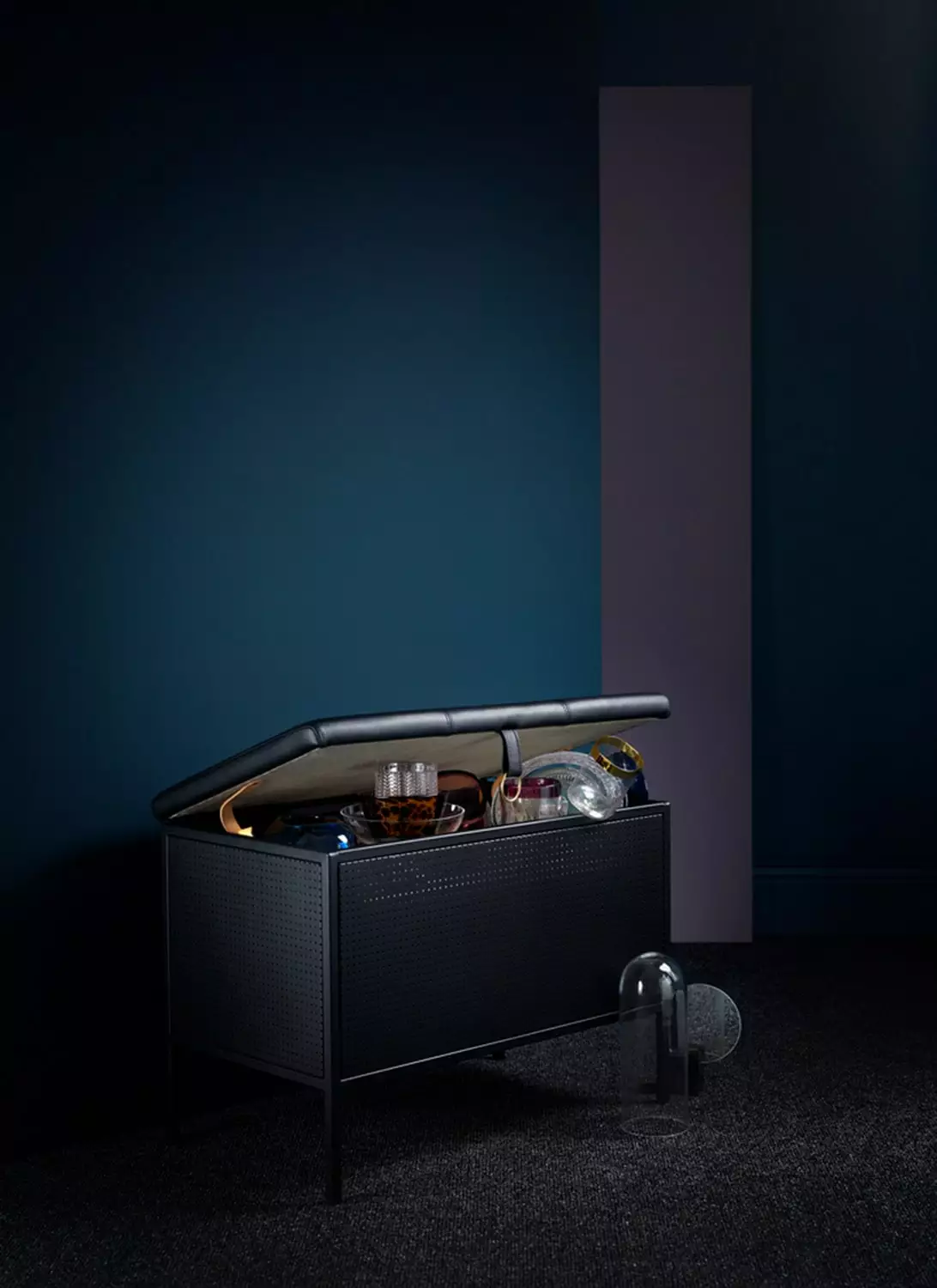 Maze Frank Aufbewahrungsbank, Schwarz/Schwarz 4 Maze Frank Aufbewahrungsbank, Schwarz/Schwarz – Bild 4