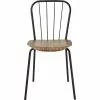 Maze Same Esszimmerstuhl, Schwarz/Walnussfarben