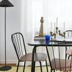 Maze Same Esszimmerstuhl, Schwarz/Walnussfarben -Cozy Living maze same dining chair 17