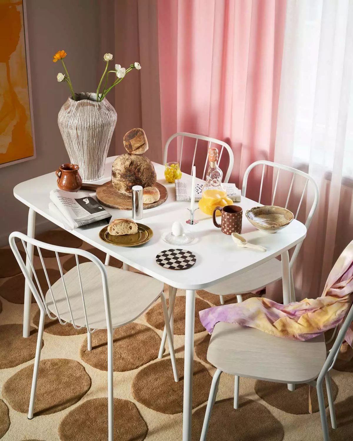 Maze Same Esszimmerstuhl, Weiß/Weiß-Eiche 3 Maze Same Esszimmerstuhl, Weiß/Weiß-Eiche – Bild 3