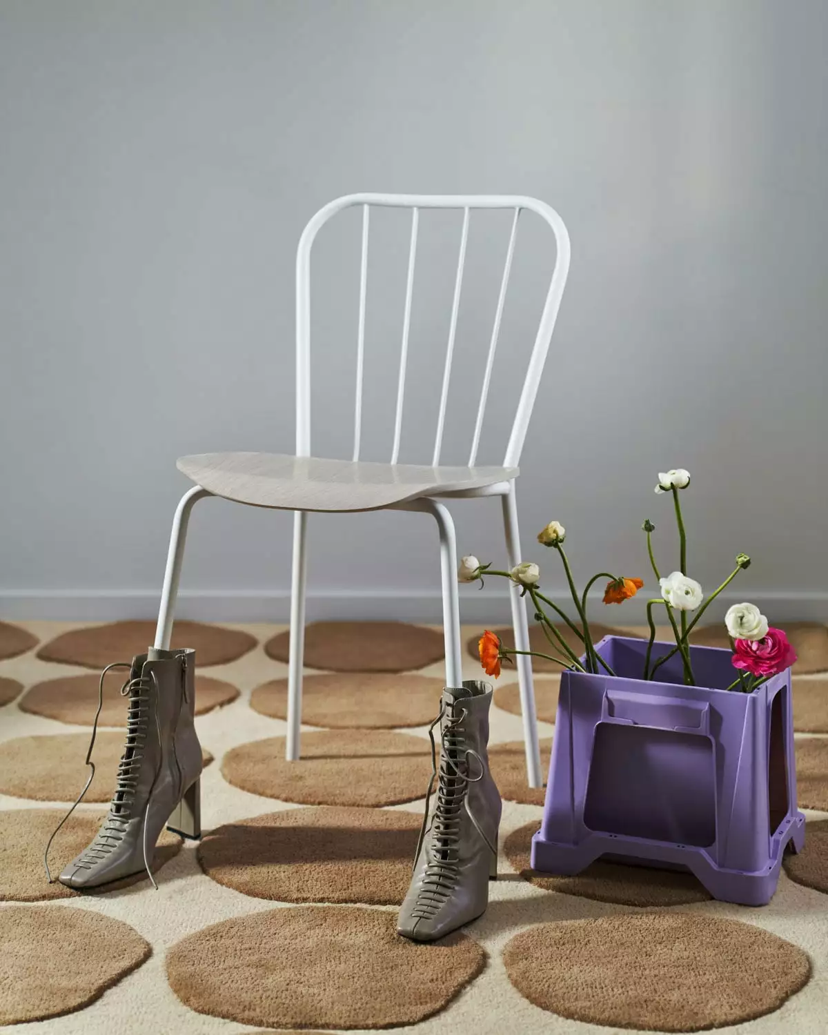 Maze Same Esszimmerstuhl, Weiß/Weiß-Eiche 4 Maze Same Esszimmerstuhl, Weiß/Weiß-Eiche – Bild 4