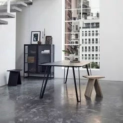 Muubs Angle Stool Solid Oak, Natural / Oil 7 Muubs Angle Stool Solid Oak, Natural / Oil -Cozy Living muubs angle hocker massive eiche grau 15