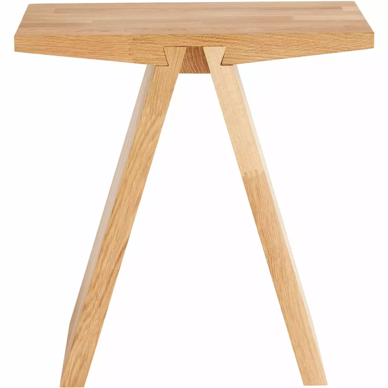 Muubs Angle Stool Solid Oak, Natural / Oil 1 Muubs Angle Stool Solid Oak, Natural / Oil