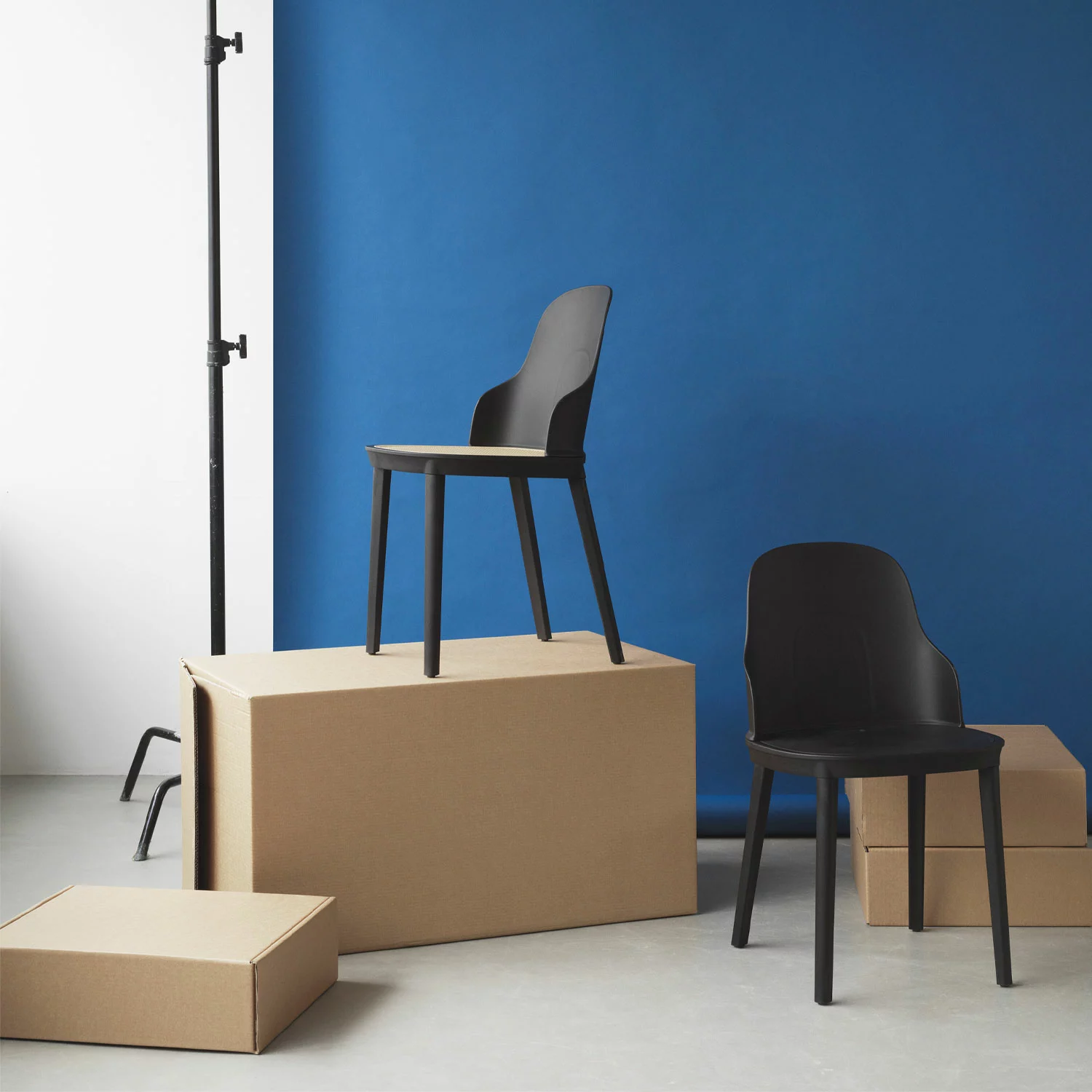 Normann Copenhagen Allez Stuhl Mit Geformtem Gewebe, Grau 4 Normann Copenhagen Allez Stuhl Mit Geformtem Gewebe, Grau – Bild 4