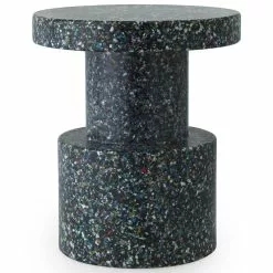 Normann Copenhagen Bit Hocker / Beistelltisch, Schwarz Multi