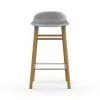 Normann Copenhagen Form Barhocker 65cm, Grau/Eiche