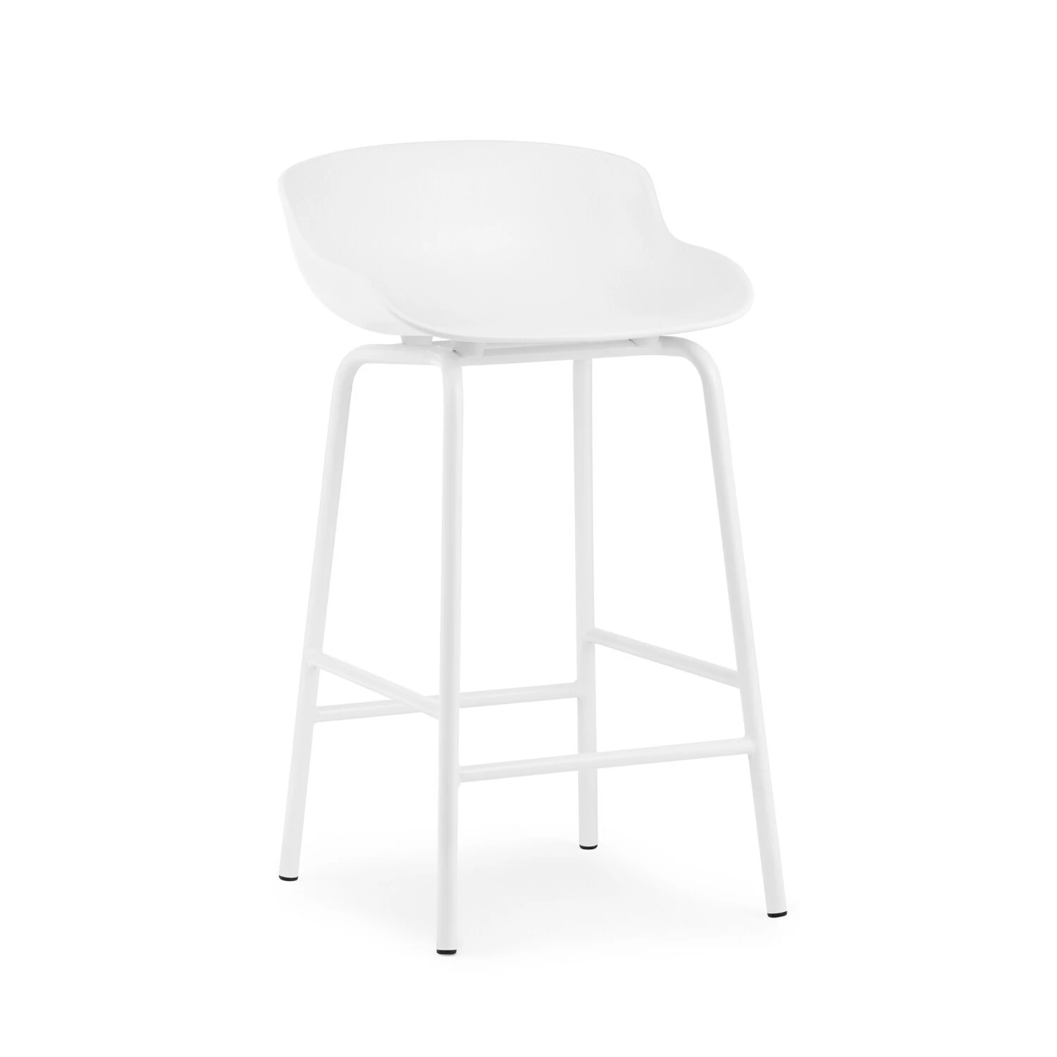Normann Copenhagen Hyg Barhocker Stahl, Weiß 2 Normann Copenhagen Hyg Barhocker Stahl, Weiß – Bild 2