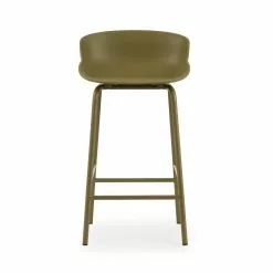 Normann Copenhagen Hyg Barhocker Stahl, Olive