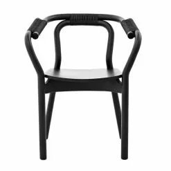 Normann Copenhagen Knot Stuhl, Schwarz