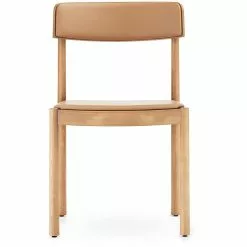 Normann Copenhagen Timb Stuhl, Ultra Leather, Tan / Kamelhaarfarben