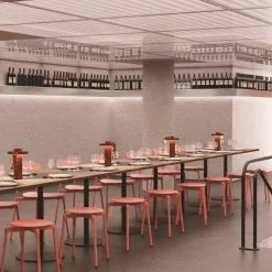 Petite Friture Fromme Stuhl, Korallenfarben -Cozy Living petite friture fromme 16