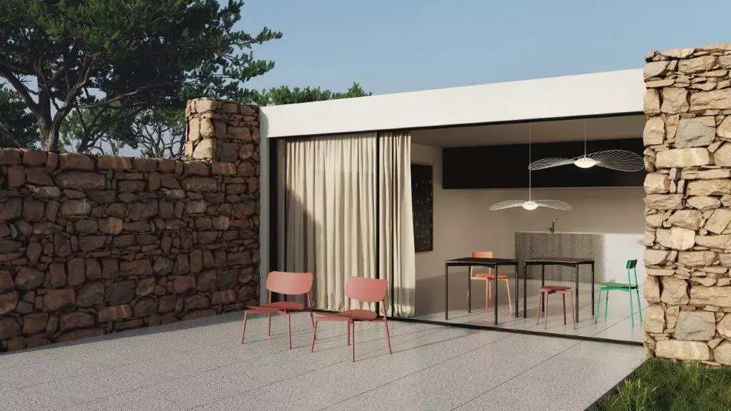 Petite Friture Fromme Hocker, Rotbraun 2 Petite Friture Fromme Hocker, Rotbraun – Bild 2