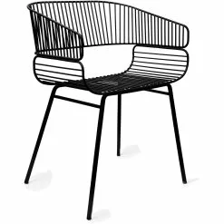 Petite Friture Trame Stuhl, Schwarz