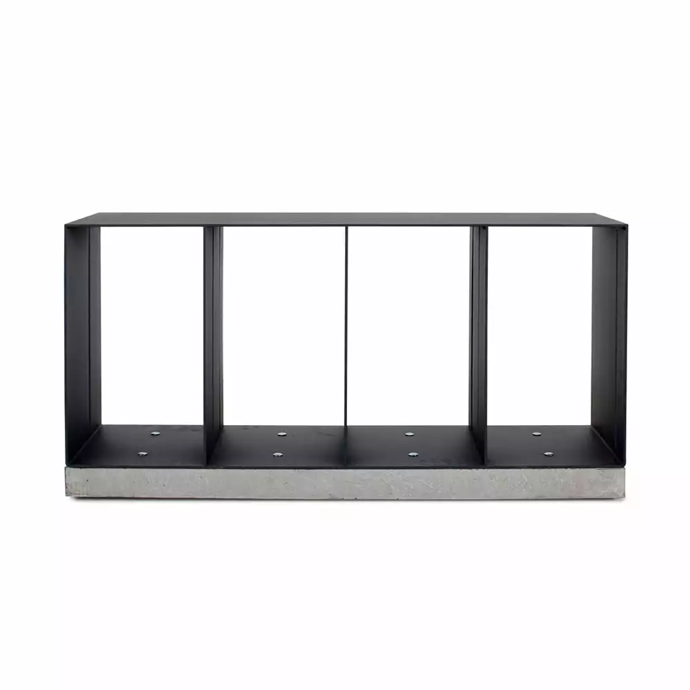 Röshults Manhattan Bench Regal Im Eisen, Anthrazit 1 Röshults Manhattan Bench Regal Im Eisen, Anthrazit